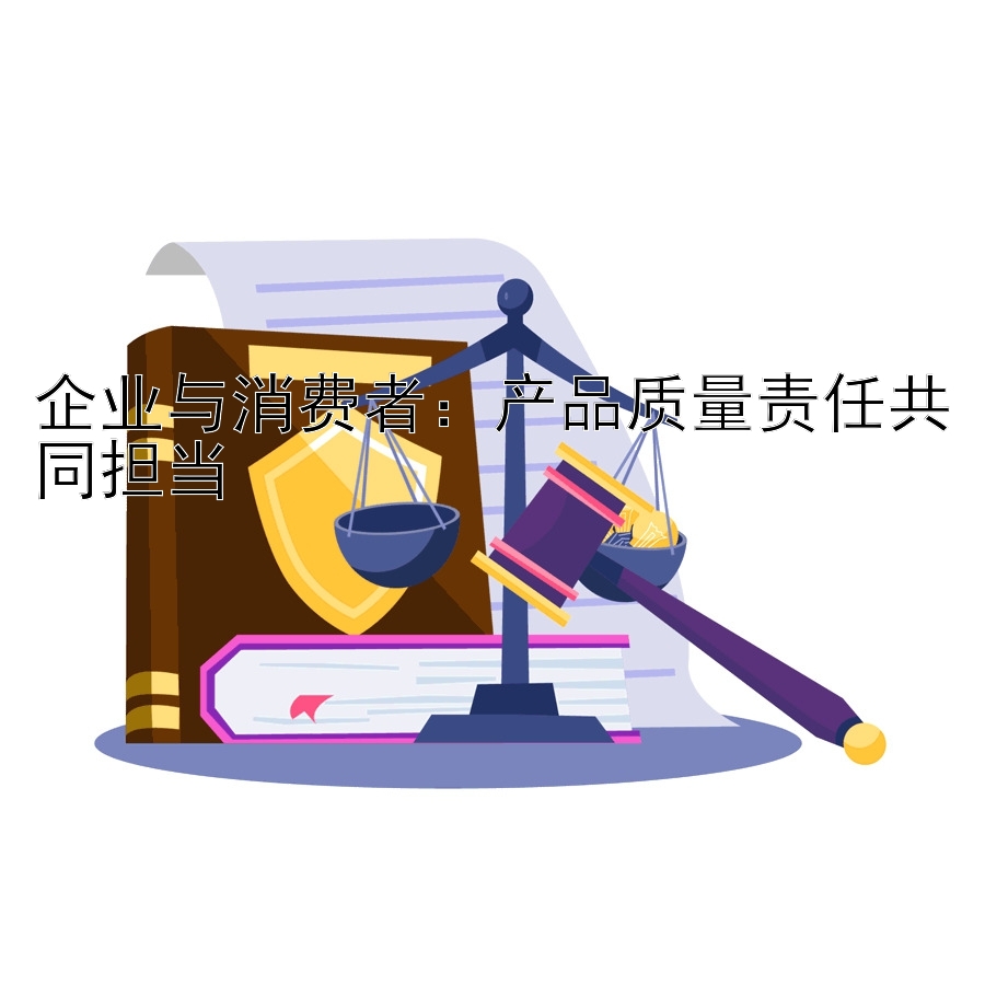 企业与消费者：产品质量责任共同担当