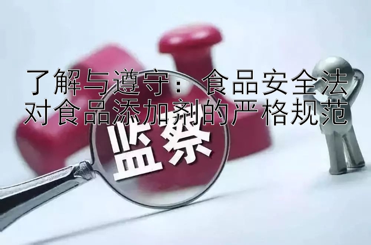 了解与遵守：食品安全法对食品添加剂的严格规范