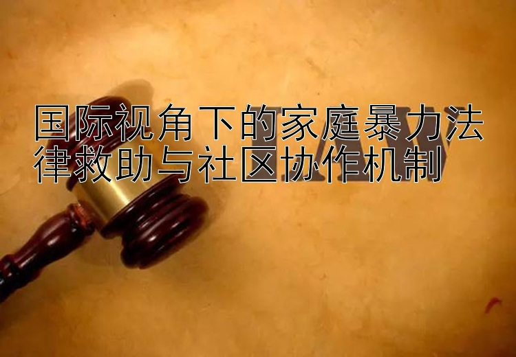 国际视角下的家庭暴力法律救助与社区协作机制