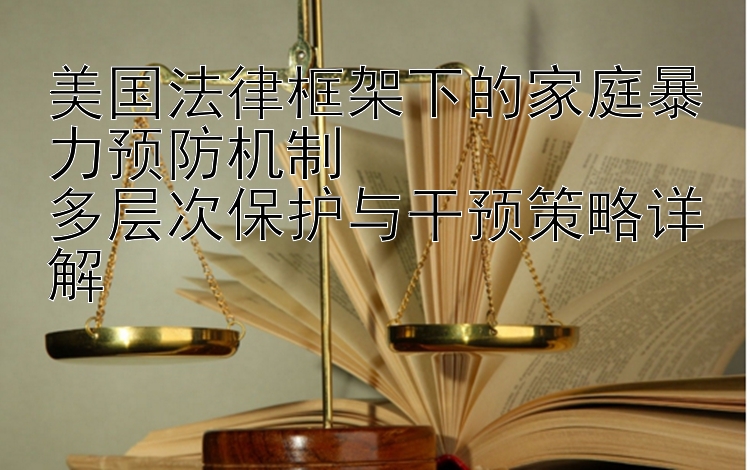 美国法律框架下的家庭暴力预防机制  
多层次保护与干预策略详解