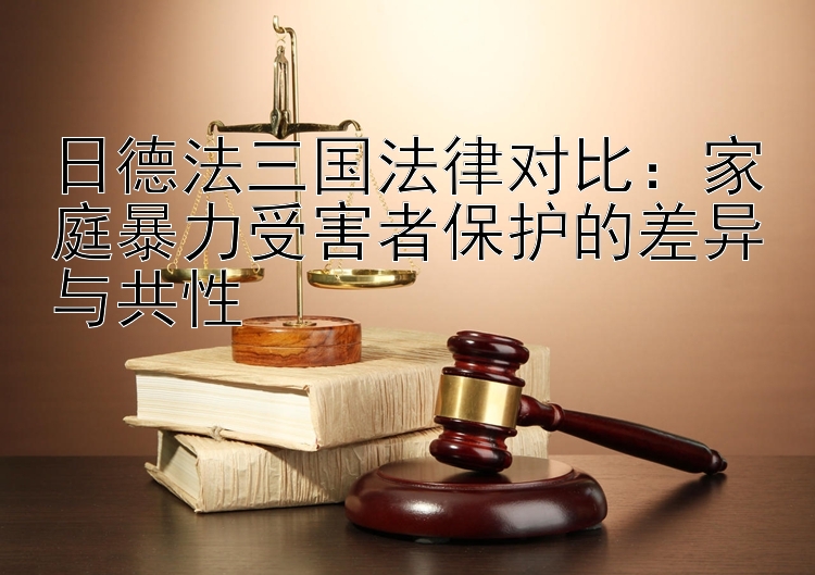 日德法三国法律对比：家庭暴力受害者保护的差异与共性